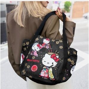 Sanrio Kimono Hello Kitty Tote Bag – Cute Shoulder Bag for Women Girls Jp